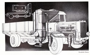 LkW von Deutz mit Gasgenerator (Antrazit) für 
