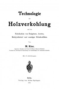 Klar_Holzverkohlung 1903_Titel