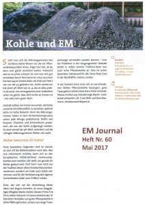 Kohle und EM preview EM Journal